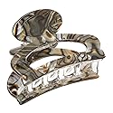 France Luxe Oval Cutout Claw Clip - Onyx Beauty & Personal Care France Luxe