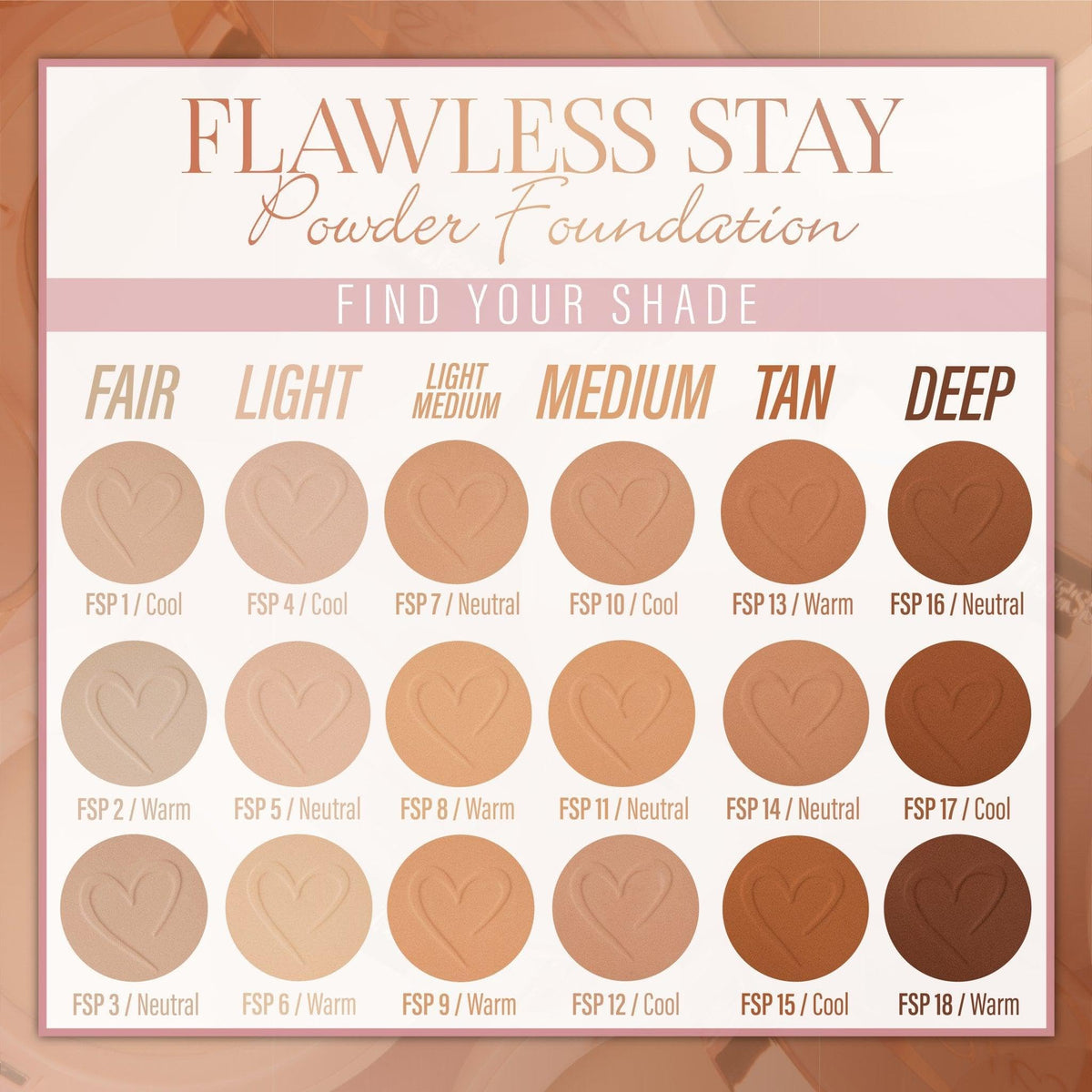 flawless stay powder foundation fsp 2.0 Beauty & Personal Care Beauty Creations