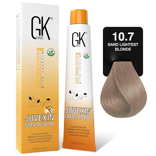 GK HAIR Global Keratin Professional Hair Color Cream Tube (3.4 Fl Oz/100ml) Nourishing & Cleansing Colors for Styling High Performance Long Lasting Beauty & Personal Care GK HAIR
