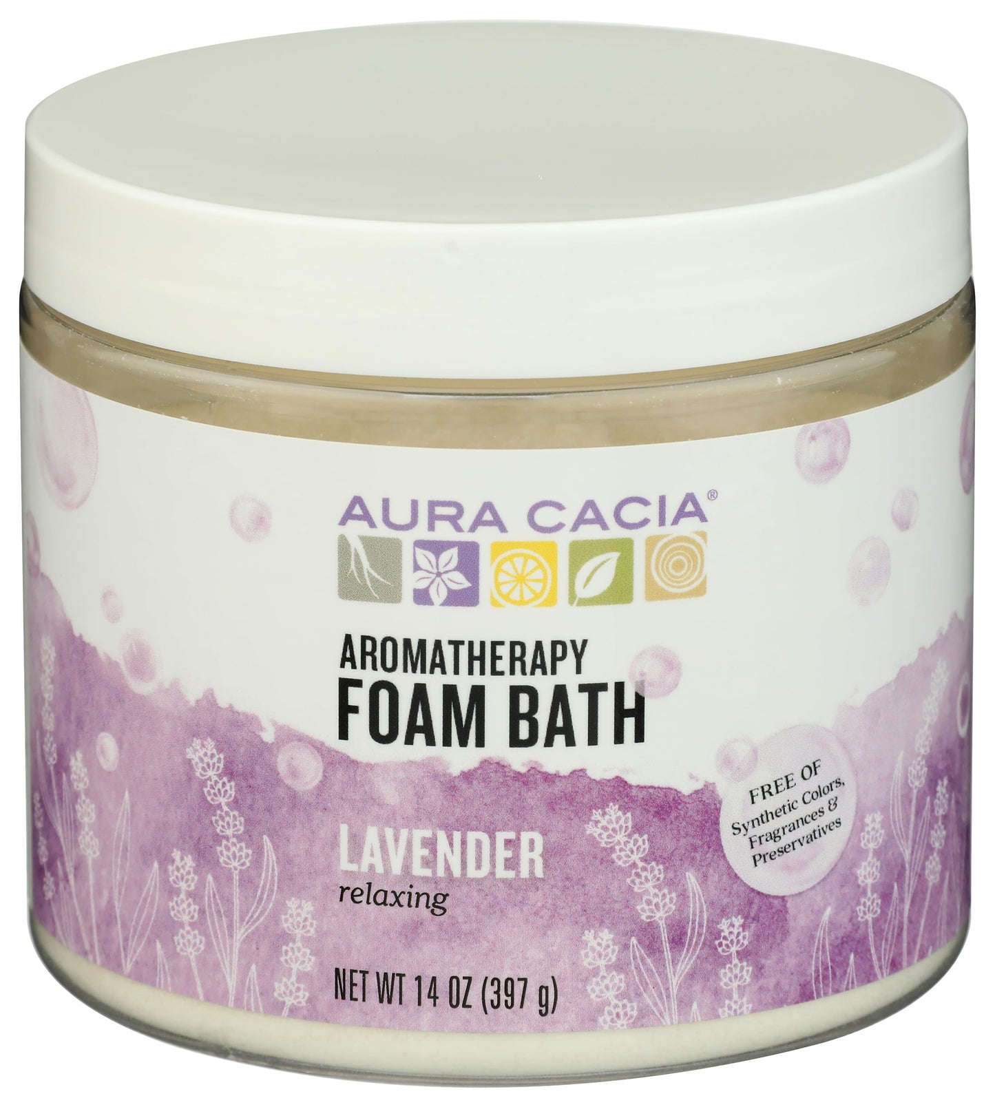 Aura Cacia Aromatherapy Foam Bath, Relaxing Lavender, 14 ounce jar Beauty and Personal Care Aura Cacia