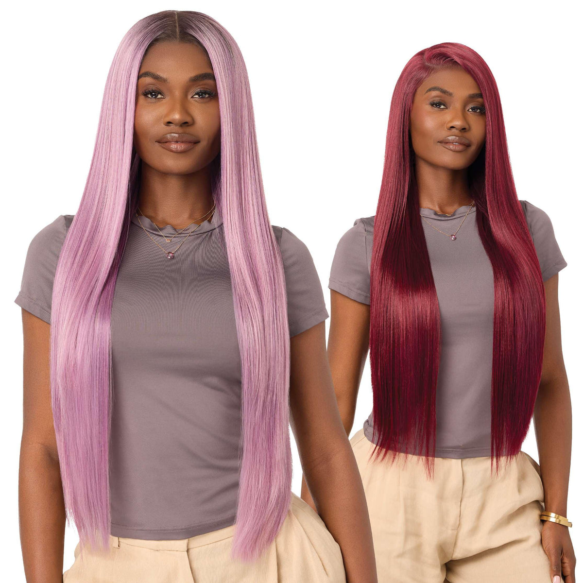 Outre Lace Front Wig - Perfect Hair Line - OnVybes - OnVybe 5 (CHOCOLATE SWIRL)