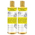 Dr Jacobs Naturals Authentic African Black Liquid Soap with Sensual Monoi Scent | All-In-One Face Wash, Sensitive Skin Body Wash, Shampoo, Shaving Beauty & Personal Care DR.JACOBS NATURALS
