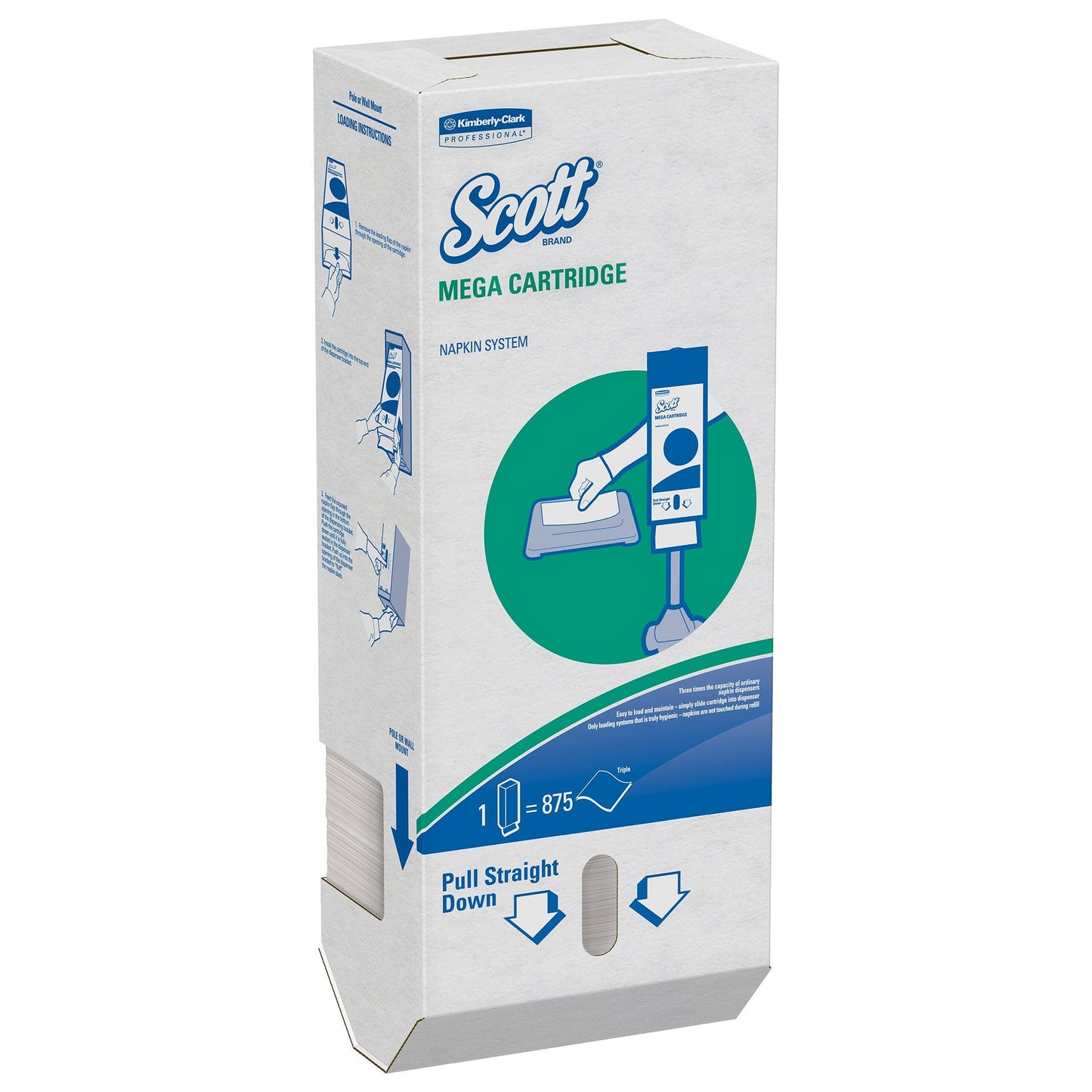 Scott Pole Mount Kit for Mega Cartridge Napkin Dispenser System (09135), for Scott Disposable Paper Napkins, 1 Kit/Case Beauty & Personal Care Scott Professional