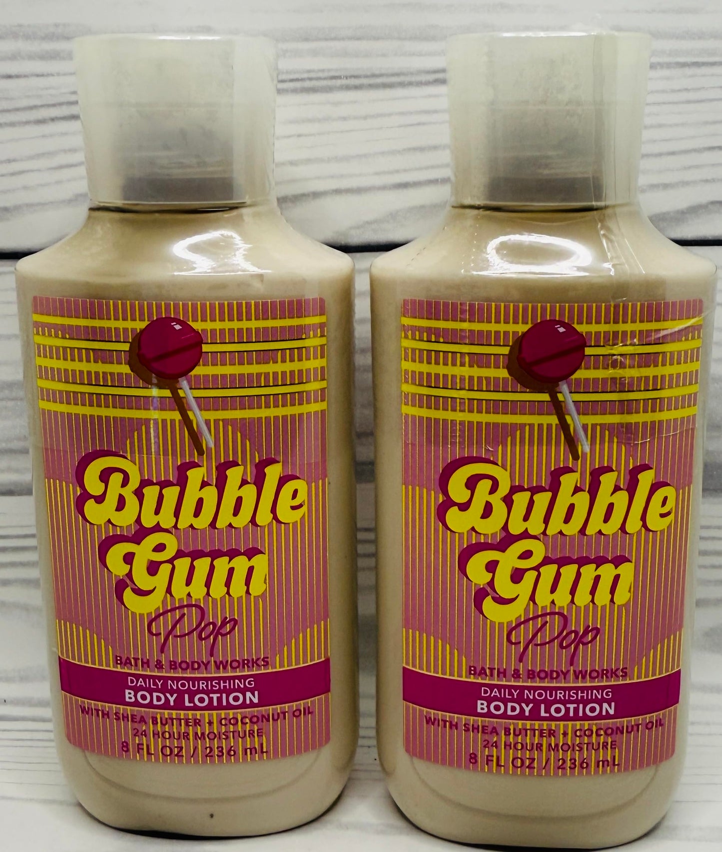 Bath & Body Works Bubblegum Pop Body Lotion 8 Ounces Each Pack of 2 Beauty & Personal Care Bath & Body Works