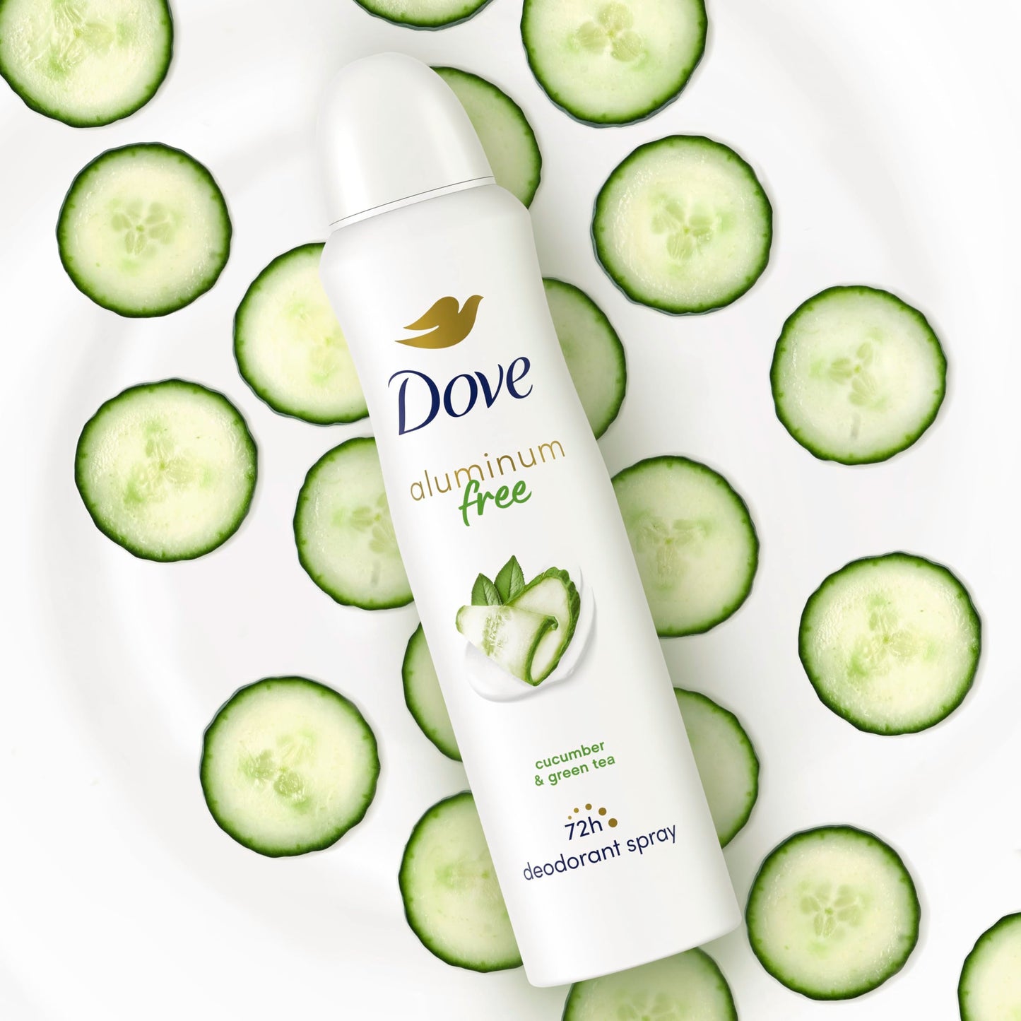 Dove Aluminum Free Deodorant Spray for Women Cucumber & Green Tea 72 hour odor protection 4 oz Beauty and Personal Care Dove