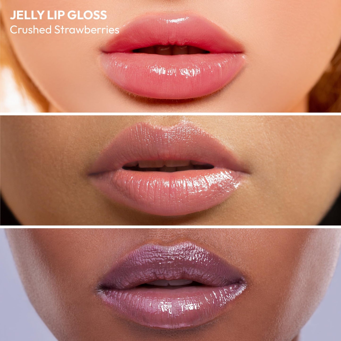 Ruby Kisses Jellicious Mouth Watering Lip Gloss (JLG07 - Crushed Strawberries) Beauty & Personal Care Ruby Kisses