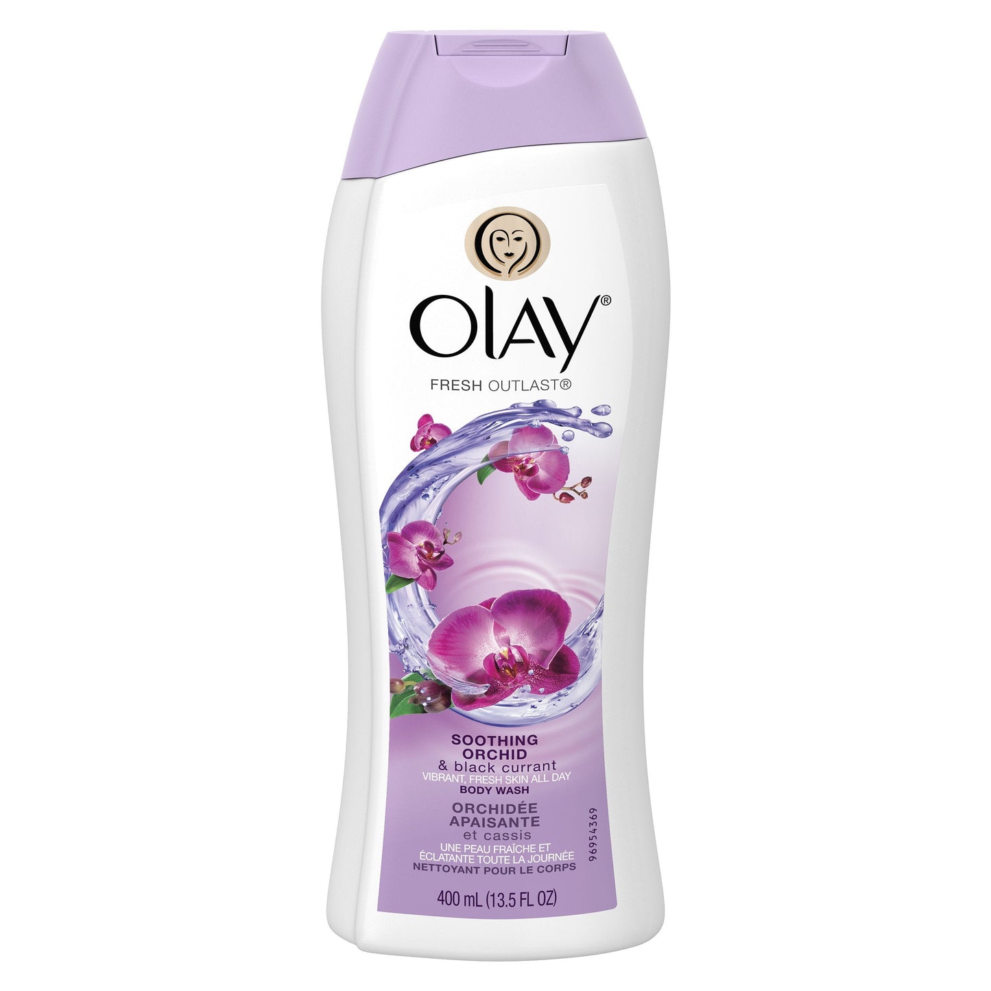 Olay Fresh Outlast Soothing Orchid & Black Currant Body Wash 13.5 oz, Packaging May Vary Beauty & Personal Care Olay