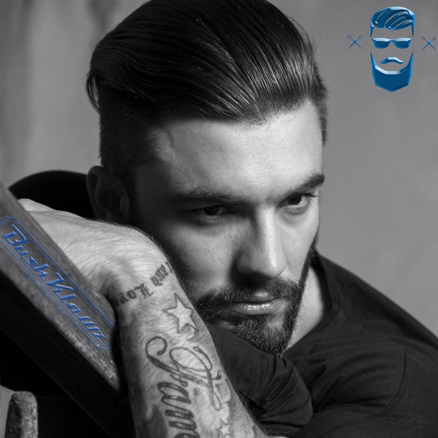 BushKlawz Urban Prince Hair Pomade Water Based Firm Strong Hold Easy to Wash Out Gel Type for Tight Styles Men's Styling Product Barber Approved 115g Beauty & Personal Care BushKlawz