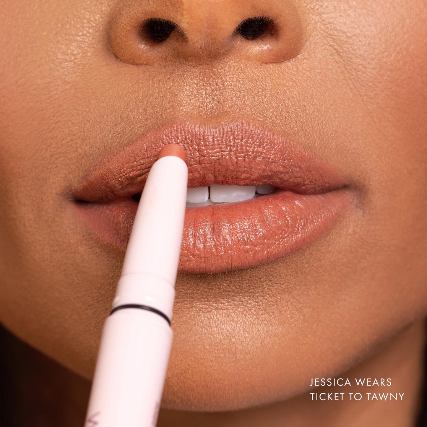 Wander Beauty Lipsetter Dual Cream Lipstick + Lip Liner - Ticket to Tawny - Ultra-Smooth, Hydrating Lipstick and Brown Nude Lip Liner with a Soft Beauty & Personal Care Wander Beauty