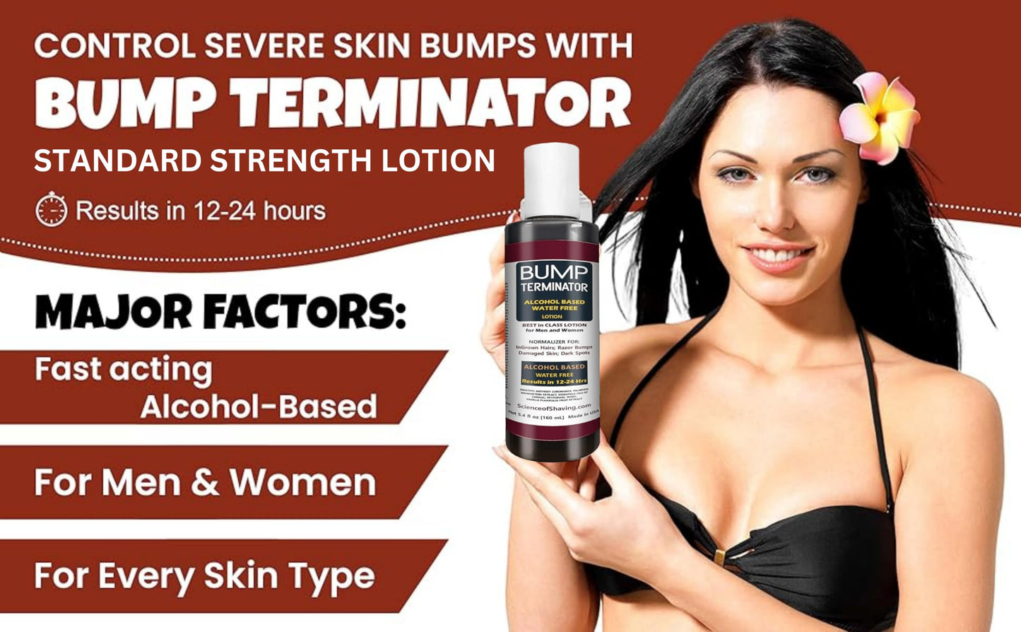 BUMP Terminator Fast Acting, Alcohol BASED, Water Free Anti Razor Bumps, Ingrown Hair, Skin Treatment for Face, Neck, Bikini Area, Legs & Back Of Head Beauty and Personal Care BREEJ