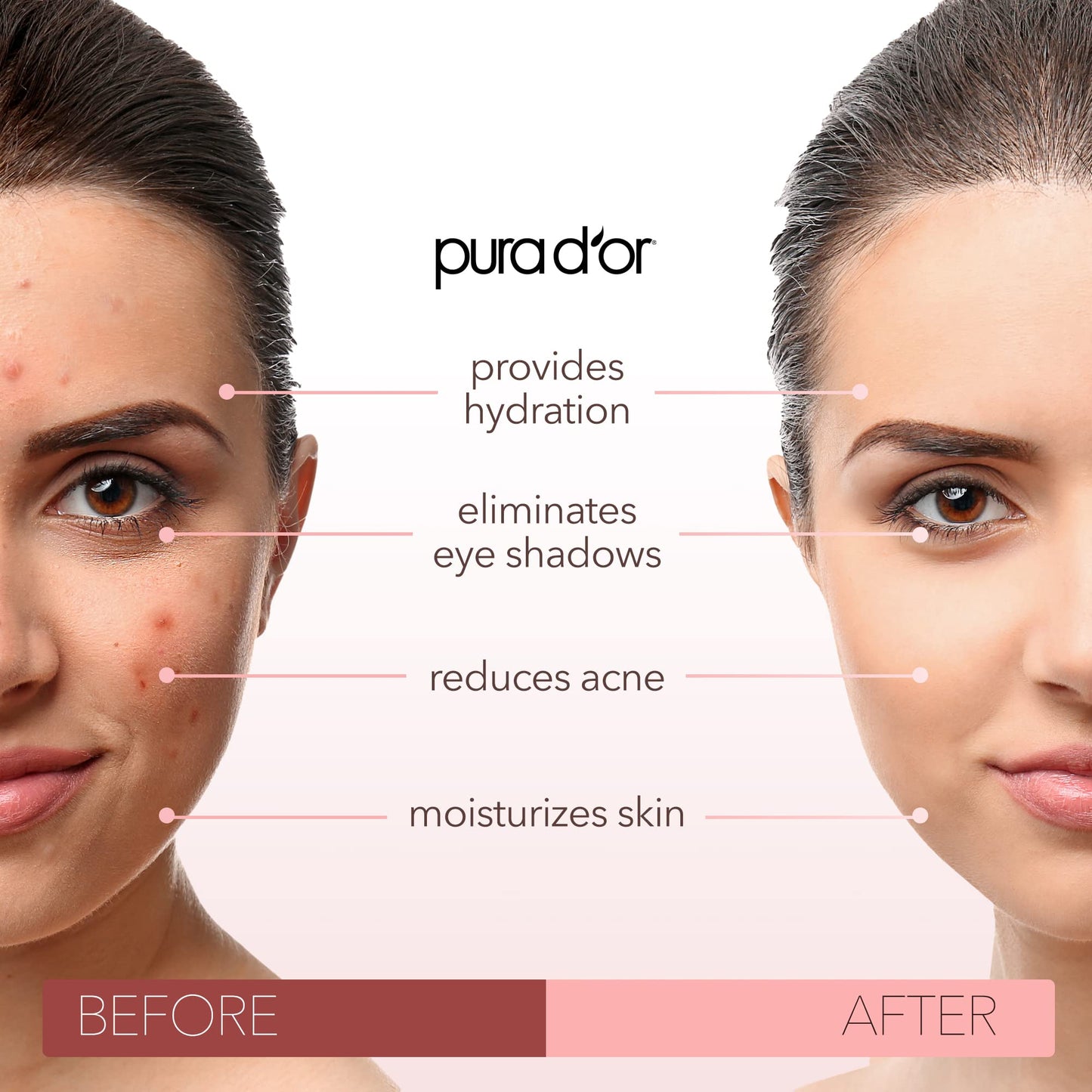 PURA D'OR ORGANIC Sweet Almond Oil, Pure Carrier Oil for Hair & Skin, 16 Oz Beauty & Personal Care PURA D'OR