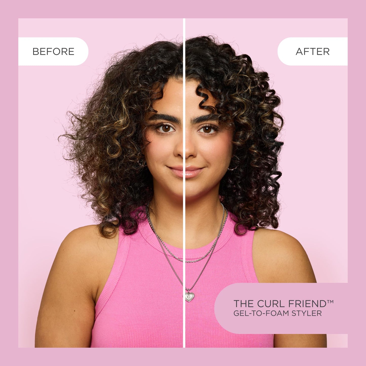 Cake Beauty Gel-to-Foam Curl Styler, The Curl Friend - High Hold & Definition - Frizz Protection- Infused with Coconut Oil & Shea Butter - For Curly Beauty & Personal Care Cake Beauty