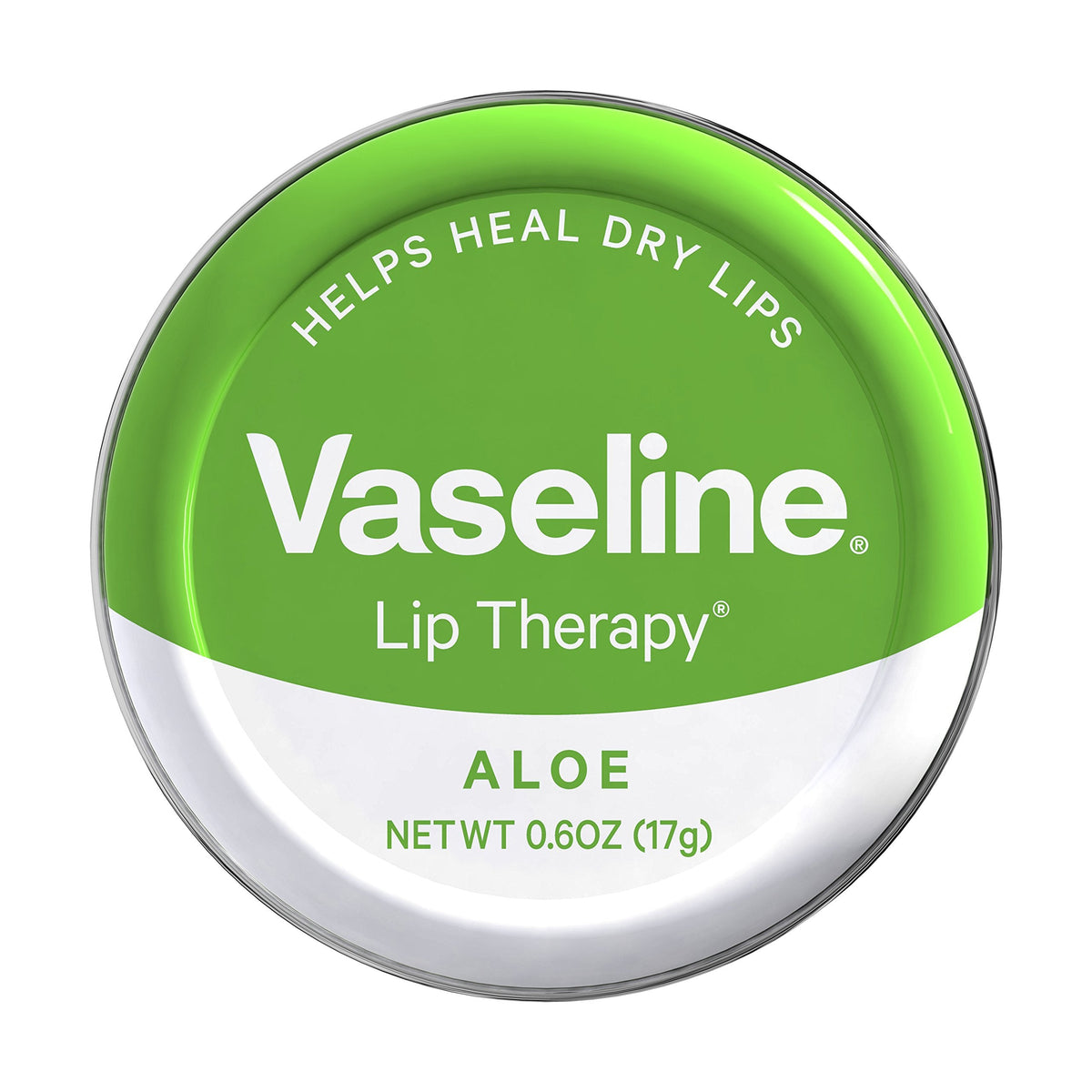 Vaseline Lip Therapy Lip Balm Tin, Aloe Vera, 0.6 oz Beauty & Personal Care Vaseline