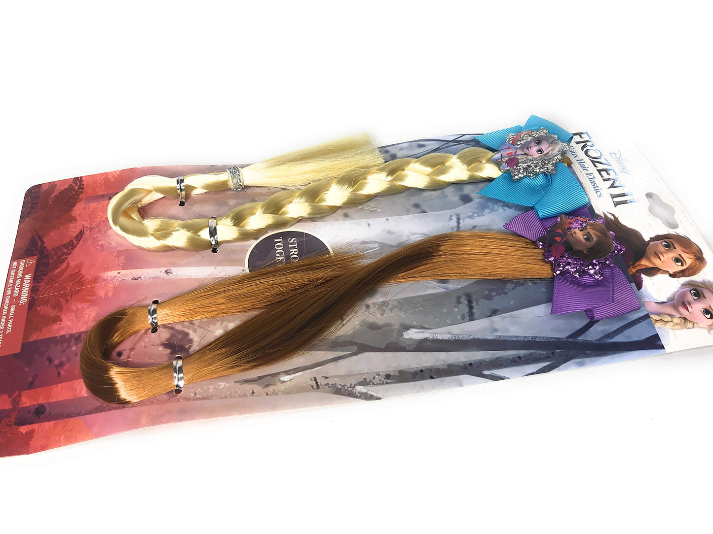 Disney Frozen II Girls Elsa & Anna Faux Hair Clip Set (2-Pack) Beauty & Personal Care Frozen II