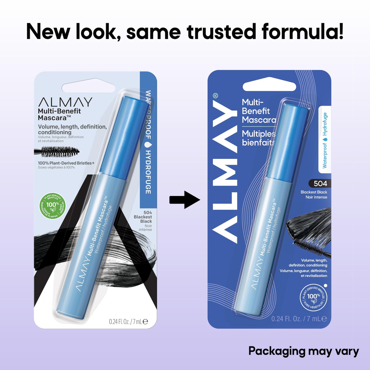 Almay Mascara, Volume, Length, Definition & Conditioning, Multi-Benefit Eye Makeup, Hypoallergenic and Fragrance-Free (Packaging May Vary), 504 Black Beauty & Personal Care Almay