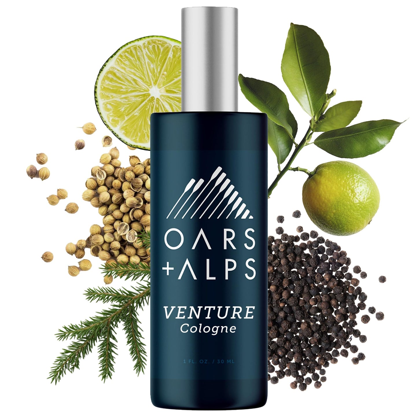 Oars + Alps Venture Mens Cologne and Body Spray, Travel Size Cologne for Men Body Spray, Citrus & Herbal Fragrance, Scented with Bergamont, Coastal Beauty & Personal Care Oars + Alps