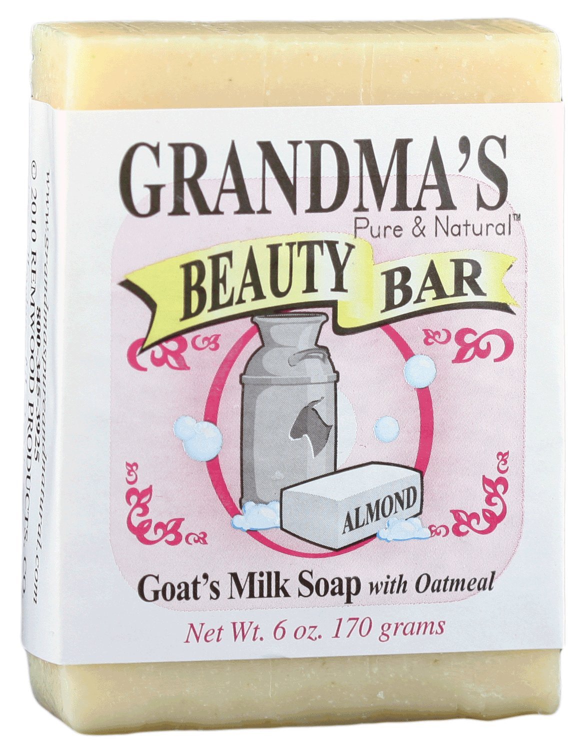 Remwood Products Co. Grandma's Beauty Bar Almond 4 oz Bar(S) Beauty & Personal Care GRANDMA'S PURE & NATURAL