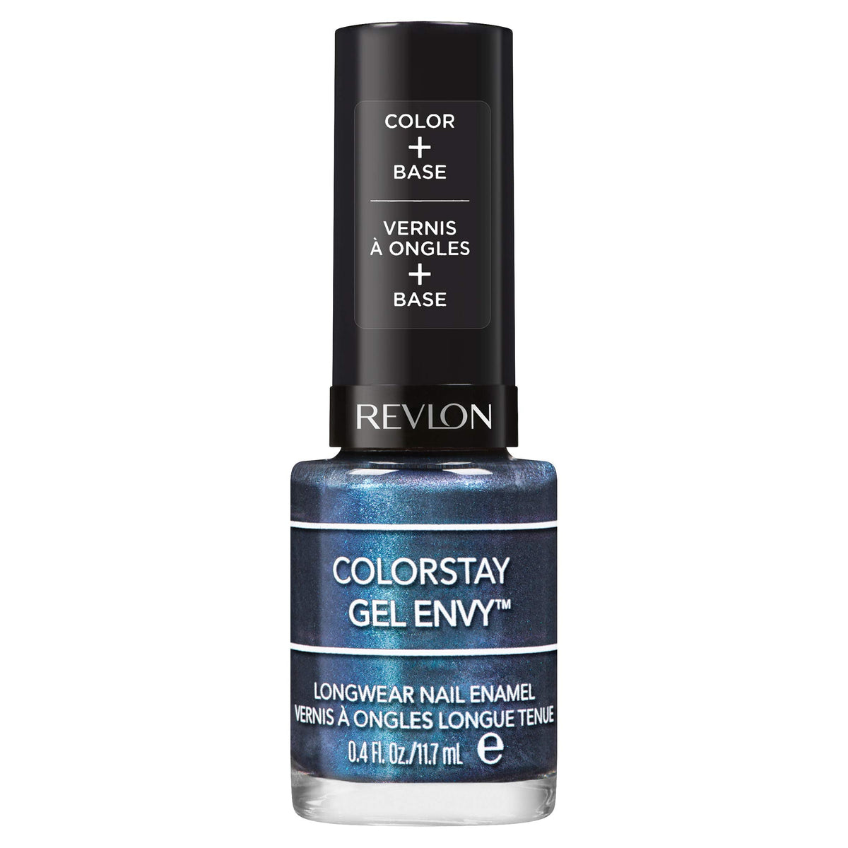 Revlon ColorStay Gel Envy Longwear Nail Polish, with Built-in Base Coat & Glossy Shine Finish, in Blue/Green, 300 All In, 0.4 oz Beauty & Personal Care REVLON