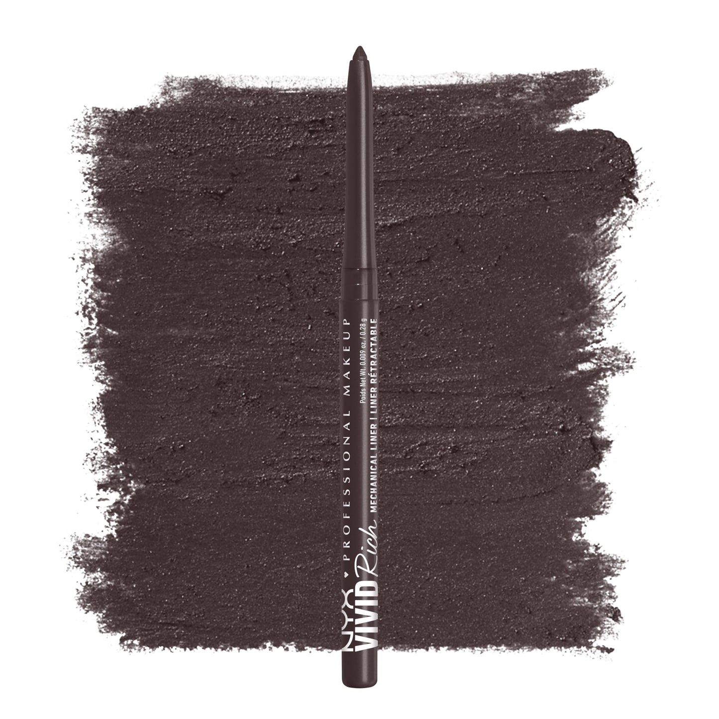 NYX PROFESSIONAL MAKEUP Vivid Rich Mechanical Eye Pencil, Vivid Rich Mechanical, Creamy Retractable Eyeliner - Smokin Topaz, Brown Eyeliner Beauty & Personal Care NYX PROFESSIONAL MAKEUP