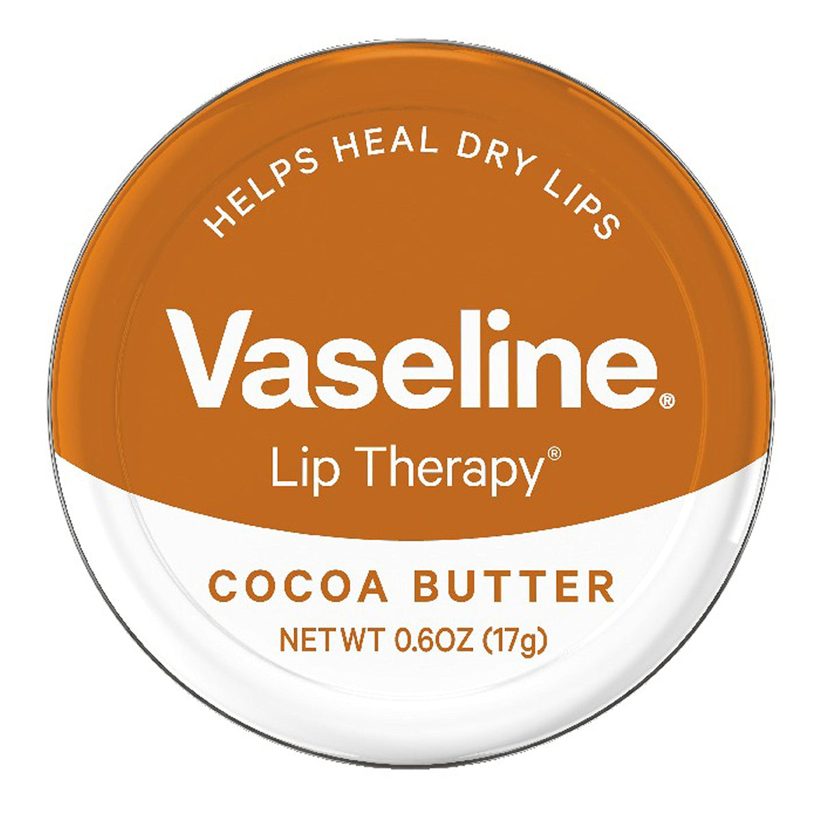 Vaseline Lip Therapy Lip Balm Tin, Cocoa Butter, 0.6 oz Beauty & Personal Care Vaseline