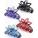Prettyou 3.5 Inches Plastic Large Clip Hair Claws for Women, Pack of 4 Beauty & Personal Care Prettyou