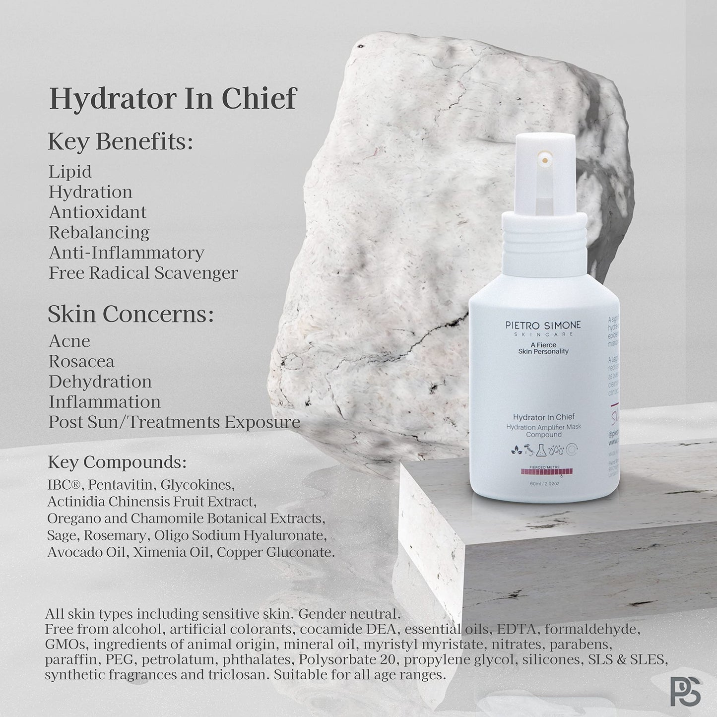 Pietro Simone Skincare, Hydrator in Chief, 2.0 FL OZ Beauty & Personal Care Pietro Simone Skincare