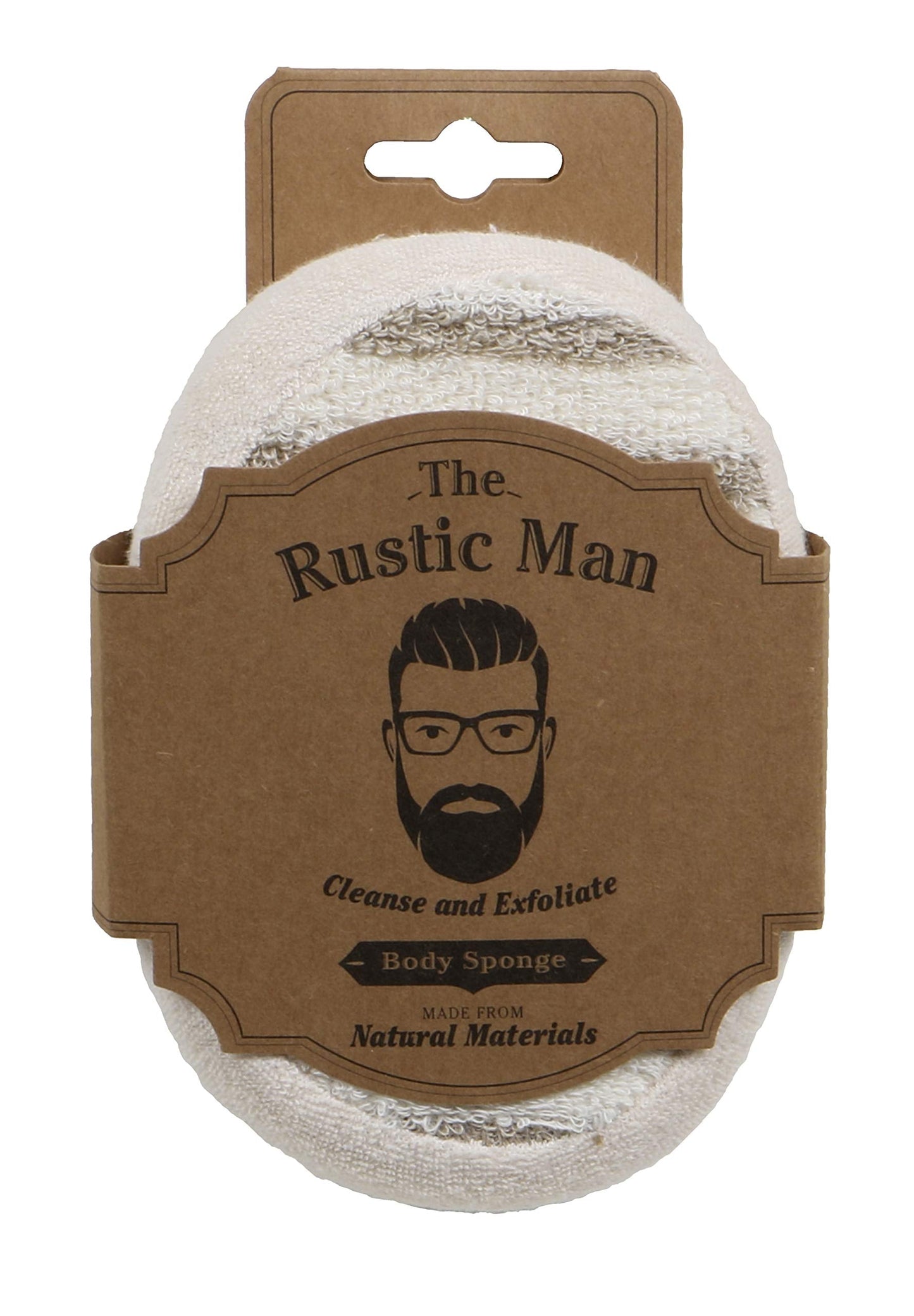 Evriholder The Rustic Man Body Sponge, Cream Beauty & Personal Care The Rustic Man