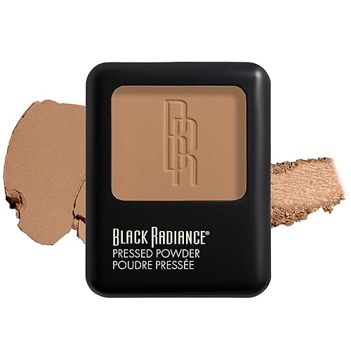 Black Radiance Pressed Powder, Pigment-Rich Matte Finish for Light Skin Tones, Oil-Absorbing Compact with Mirror & Sponge - French Toast Beauty & Personal Care Black Radiance