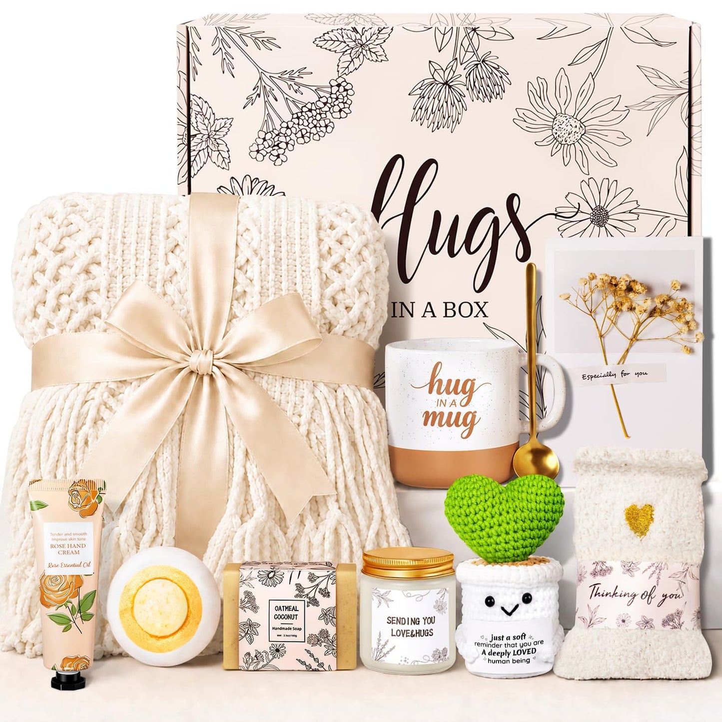 iFaveorr Get Well Soon Gift Baskets for Women, Self Care Package for Women Beauty and Personal Care iFaveorr
