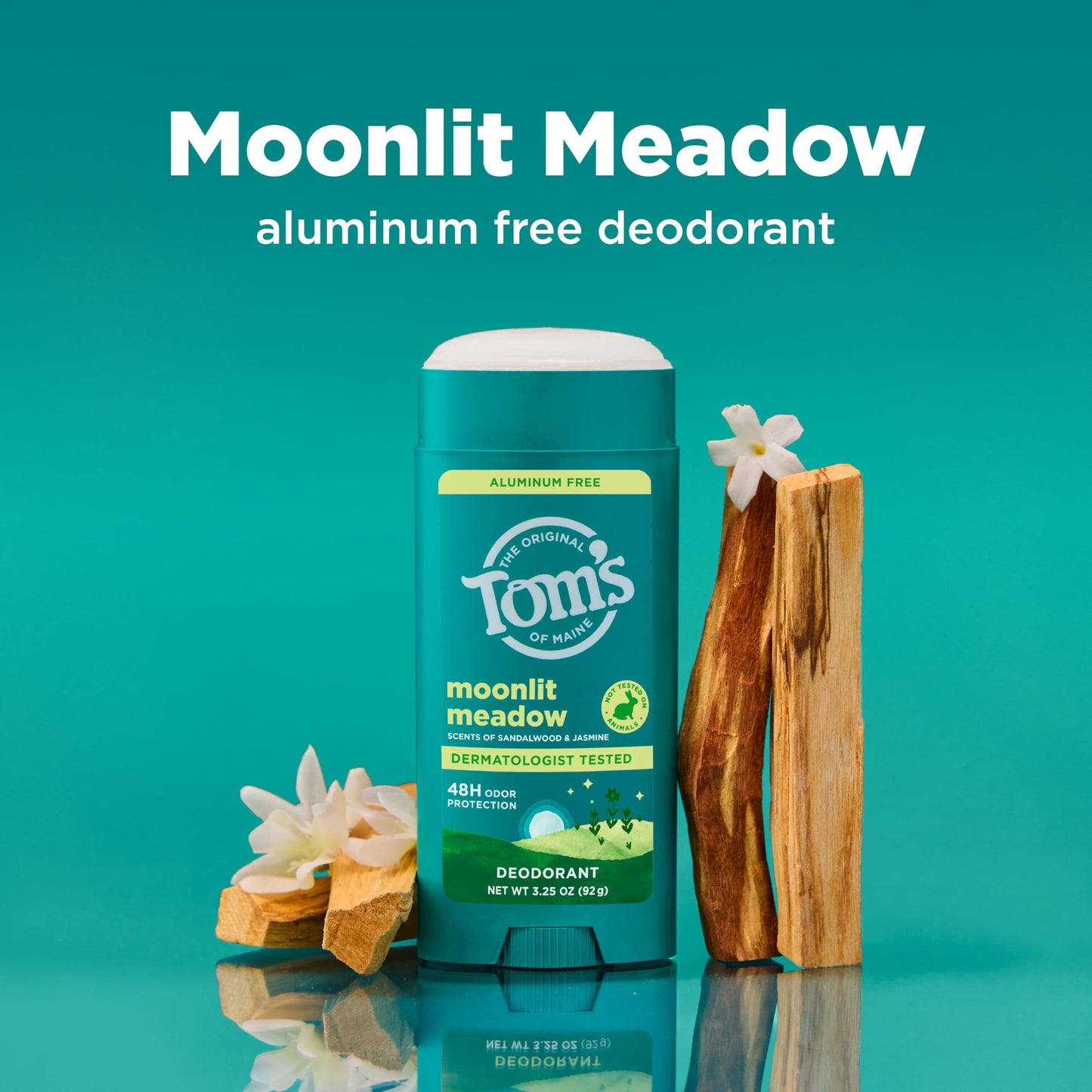 Tom’s of Maine Moonlight Meadow Natural Deodorant for Men and Women, Aluminum Free, No Artificial Fragrances, Dyes, or Preservatives, Baking Soda Beauty and Personal Care Tom's of Maine
