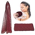Adeton African Net Sponge, Authentic, Real, Black Owned, Exfoliating Bath Wash Cloth, Net Sponge, Body Exfoliator, Sapo, Shower Bath Accessories, Back Beauty & Personal Care ADETON