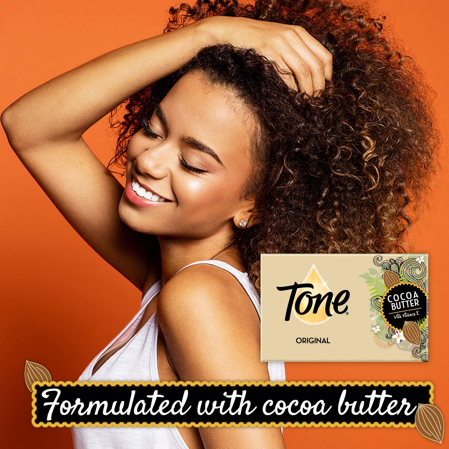 Tone Bath Bar Soap, Cocoa Butter, 4.25 oz, 6 Bars Beauty & Personal Care Tone
