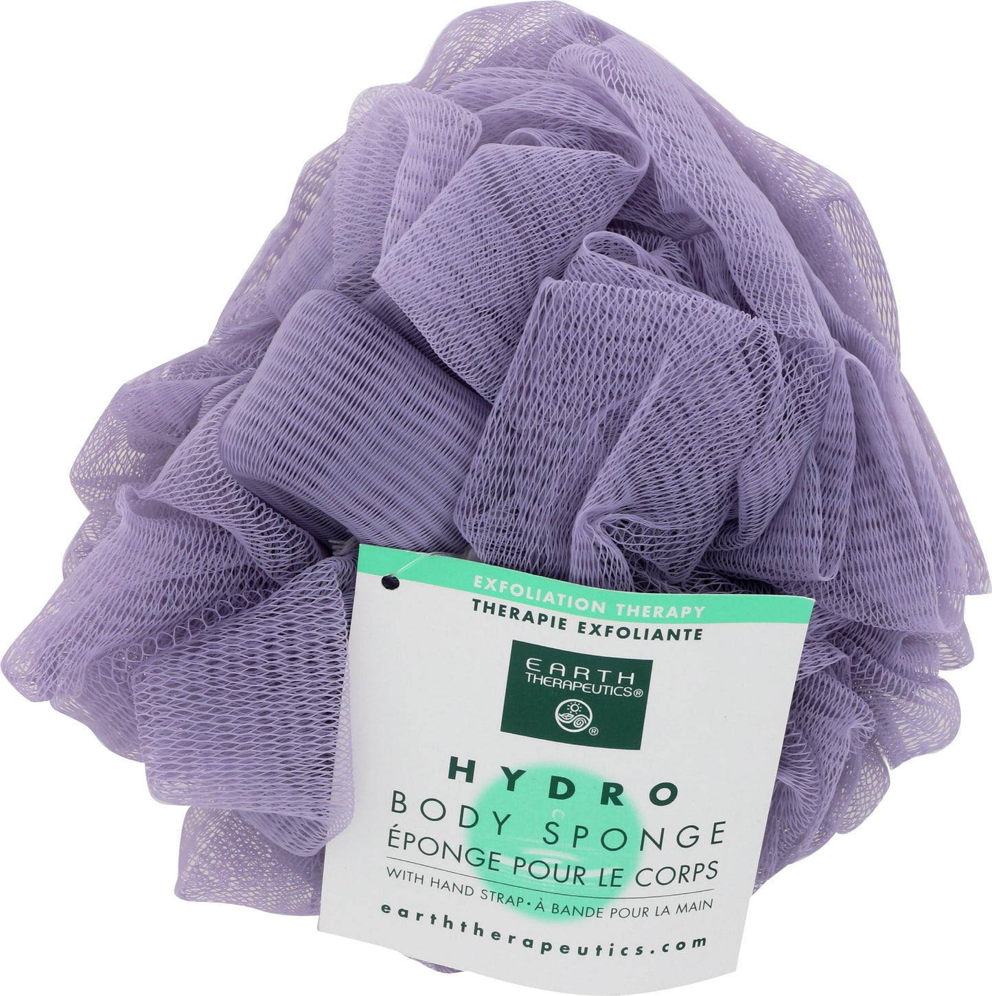 Earth Therapeutics Hydro Body Sponge with Hand Strap - Lavender Beauty and Personal Care Earth Therapeutics
