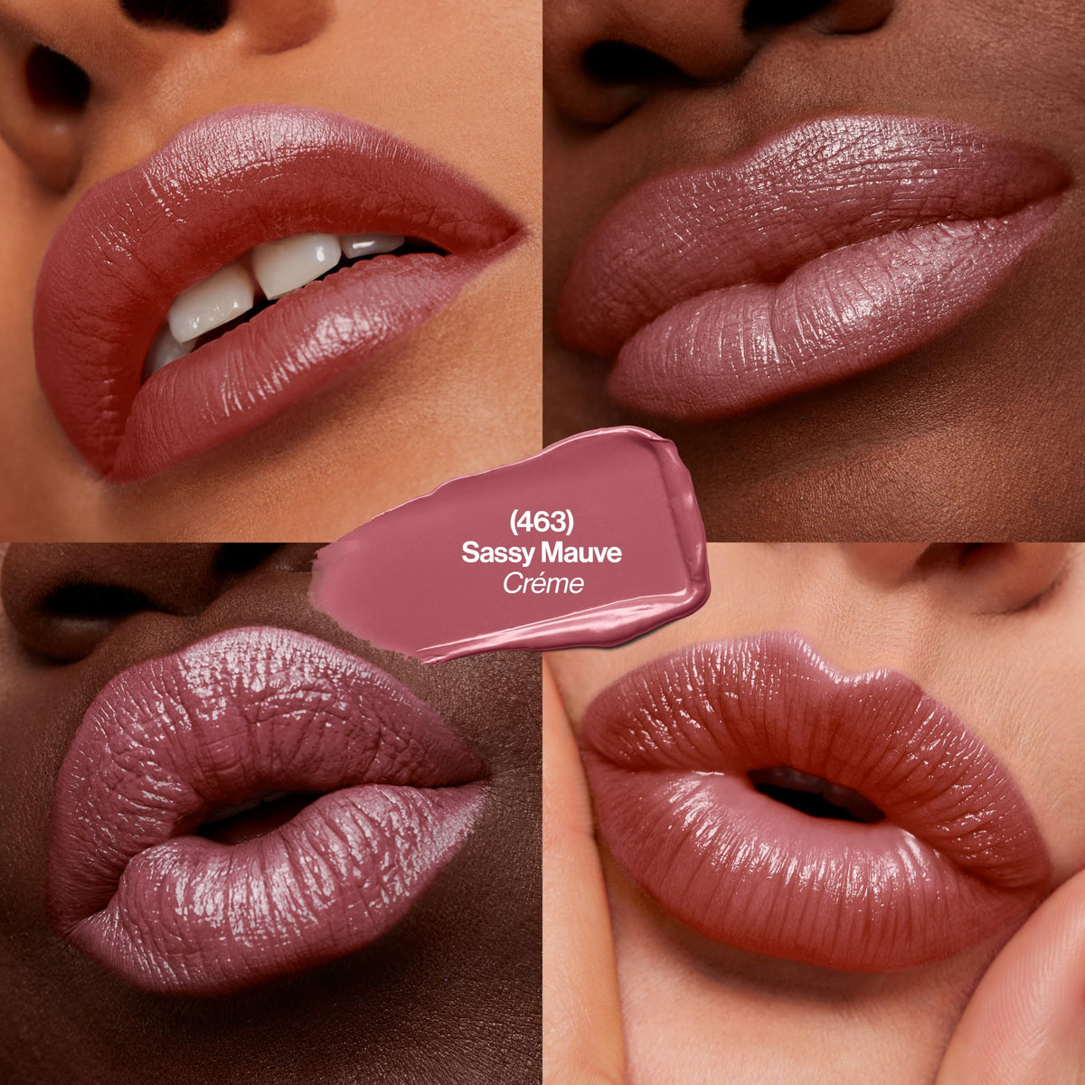 Revlon Super Lustrous Lipstick, Creamy Formula For Soft, Fuller-Looking Lips, Moisturized Feel, 463 Sassy Mauve, 0.15 oz Beauty & Personal Care REVLON