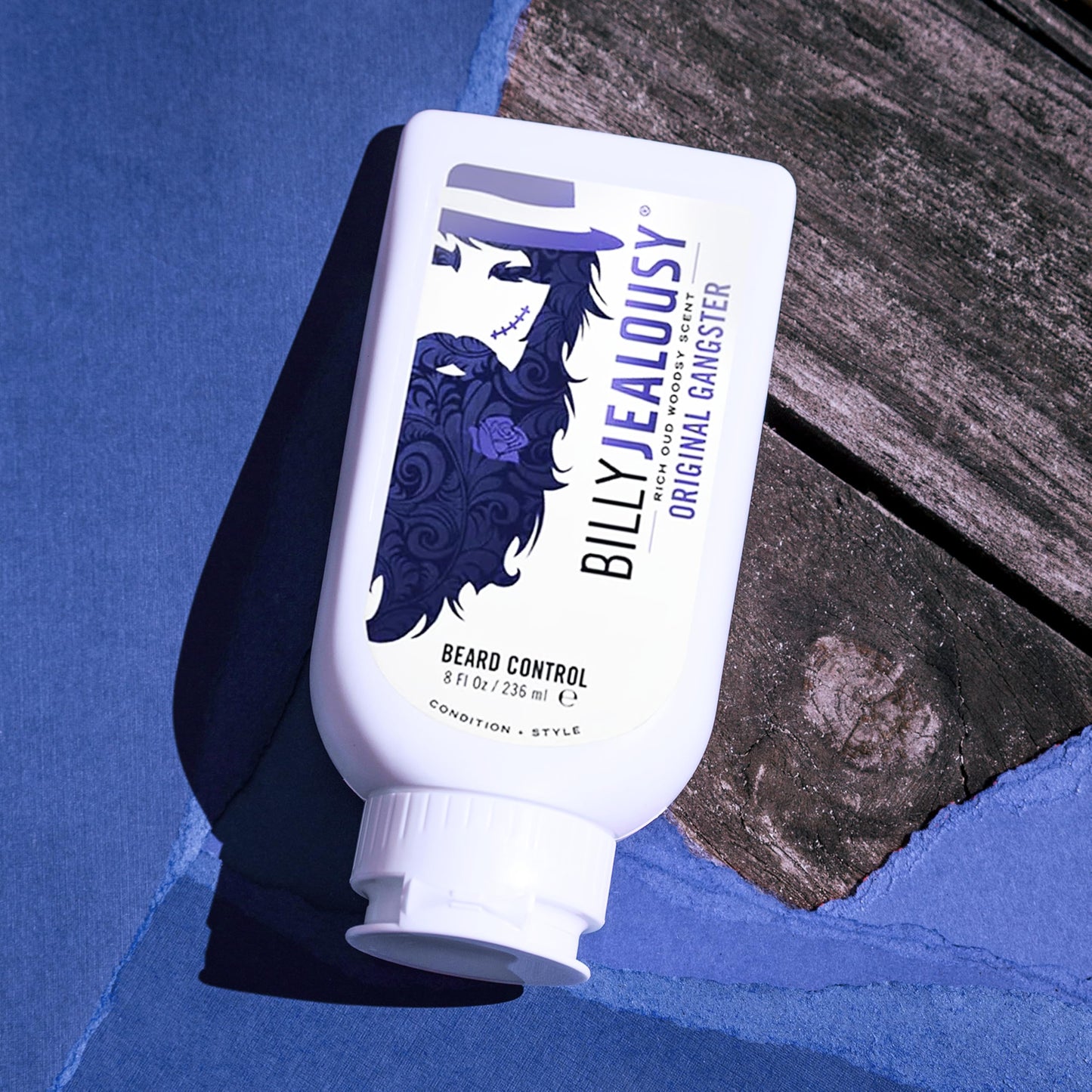 Billy Jealousy Original Gangster Beard Control Leave In Beard Conditioner for Men with Aloe Leaf Juice and Panthenol Softens Hair and Skin, Light Hold Beauty and Personal Care Billy Jealousy