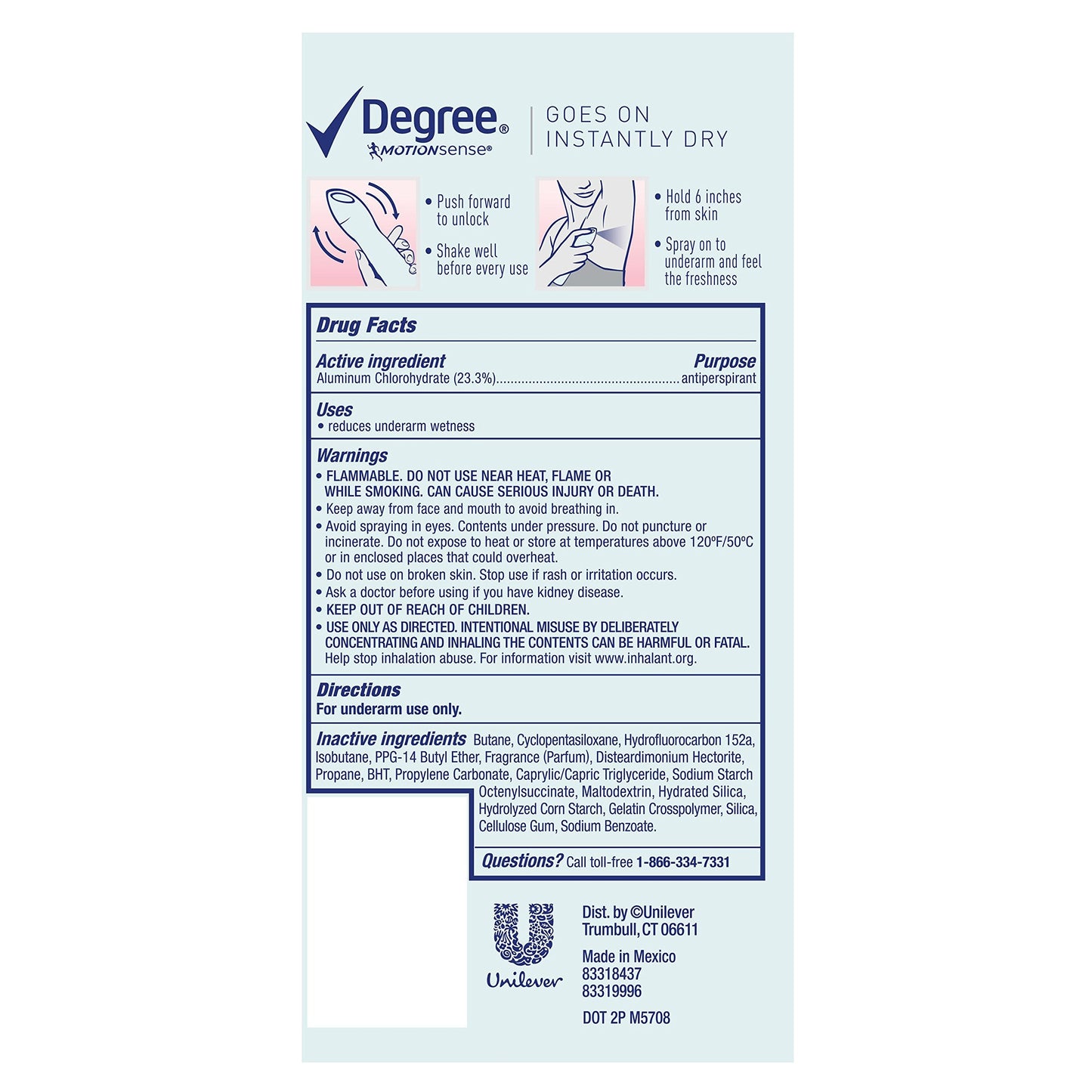 Degree Women Antiperspirant Deodorant Dry Spray, Sheer Powder, 3.8 oz Beauty and Personal Care Degree