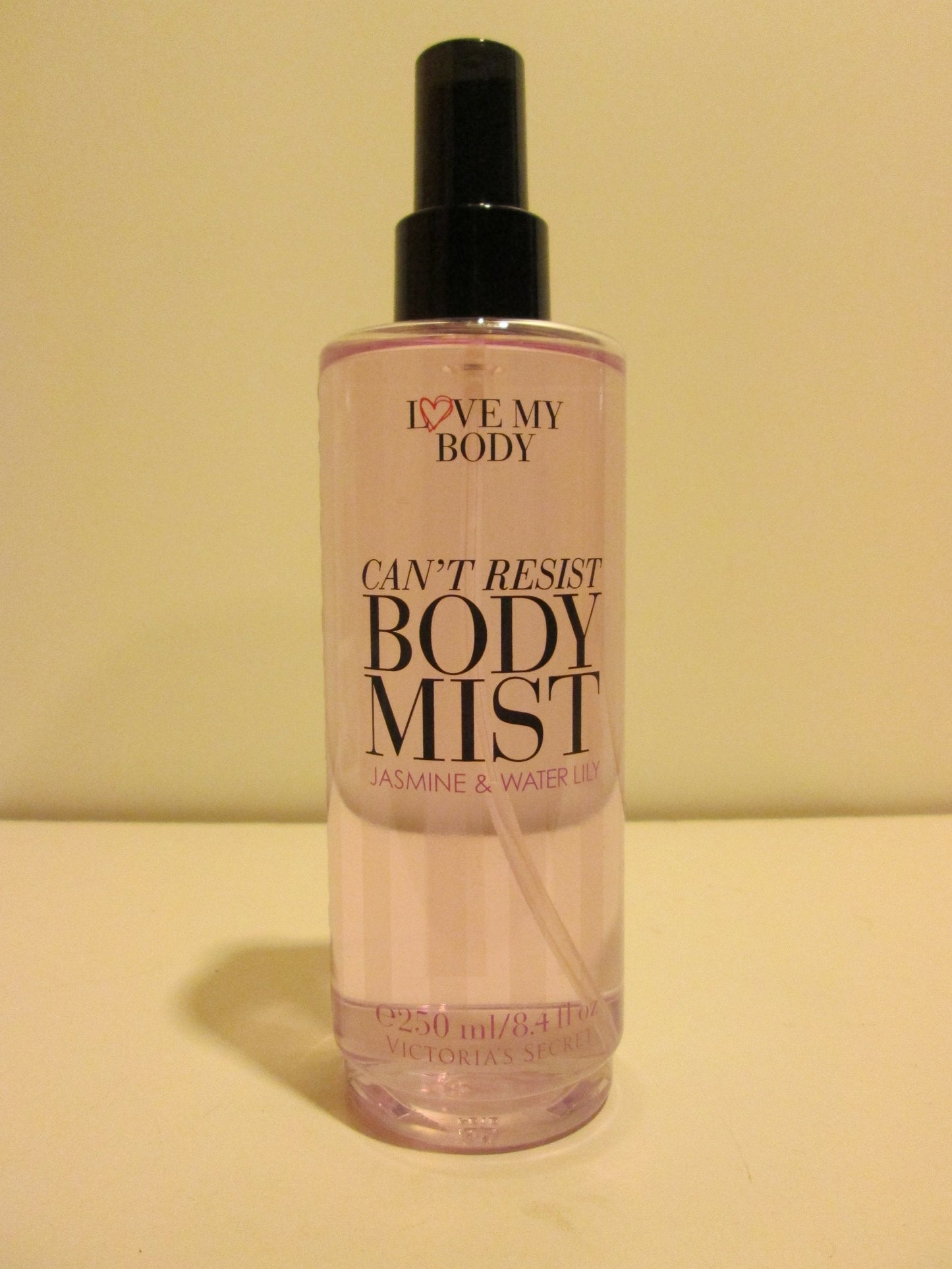 Victoria's Secret Love My Body Can't Resist Body Mist 8.4 Oz Jasmine & Water Lily Beauty & Personal Care Victoria's Secret