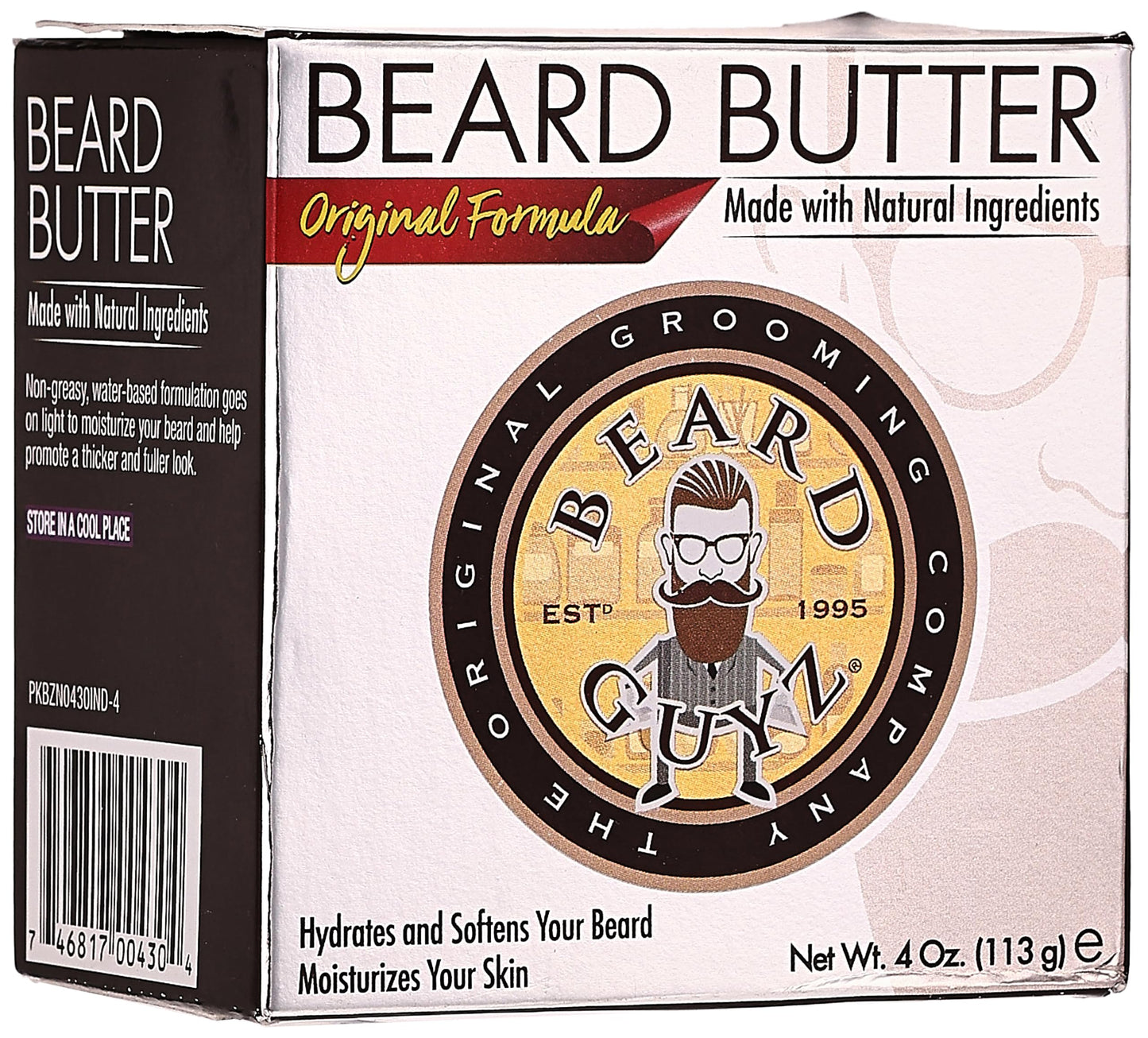 Beard Butter Original Formula, 4 Ounce (Packaging may vary) Beauty & Personal Care GROW ALPHA BEARD