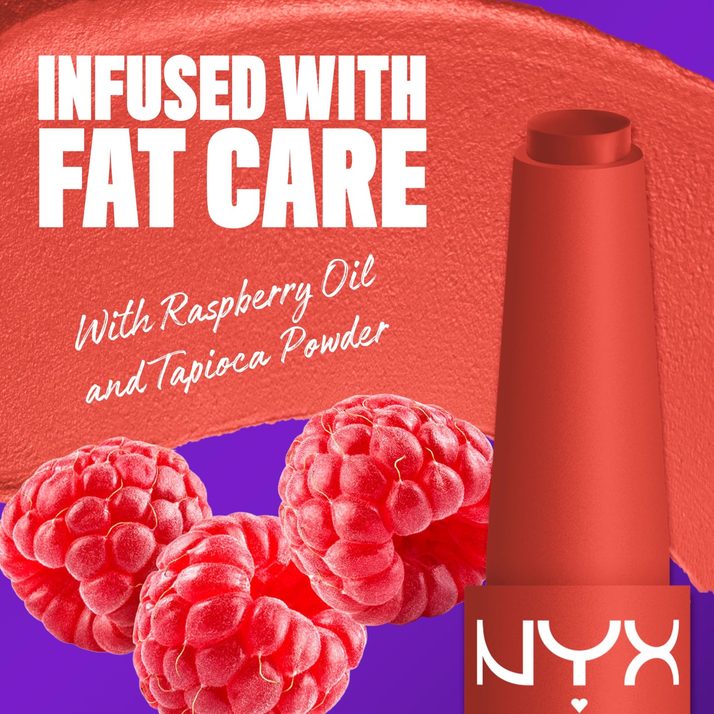 NYX PROFESSIONAL MAKEUP Fat Matte Lipstick, Pigmented, Smoothing, & Non-Drying Lip Crayon, Long Lasting Lip Makeup, Vegan & Cruelty Free - Coral Beauty & Personal Care NYX PROFESSIONAL MAKEUP