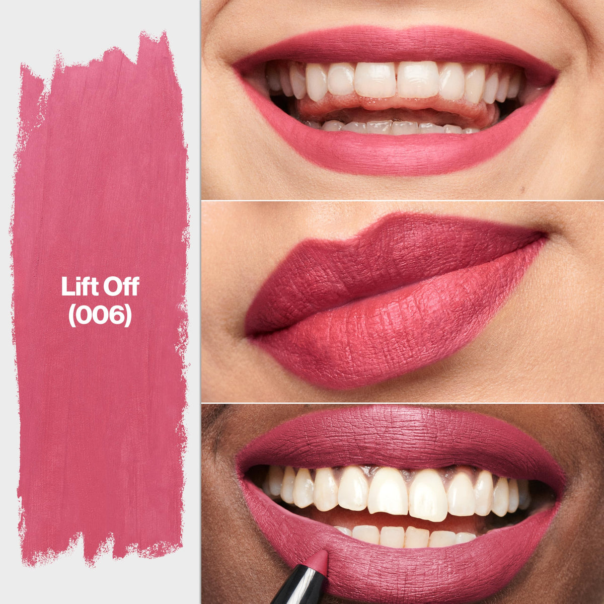 REVLON ColorStay Matte Lite Crayon Lipstick with Built-in Sharpener, Smudge-proof, Water-Resistant Non-Drying Lipcolor, 006 Lift Off, 0.049 oz Beauty & Personal Care REVLON