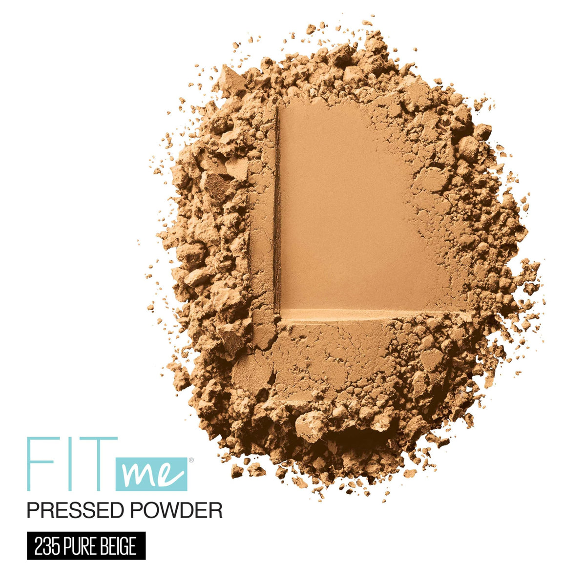 Maybelline Fit Me Matte + Poreless Pressed Face Powder Makeup & Setting Powder, Pure Beige, 1 Count