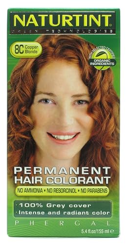 Naturtint 8C Permanent Copper Blonde Haircolor Kit, 4.5 Ounce - 3 per case. Beauty & Personal Care Naturtint