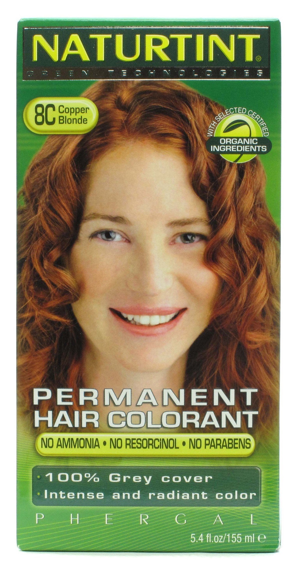 Naturtint 8C Permanent Copper Blonde Haircolor Kit, 4.5 Ounce - 3 per case. Beauty & Personal Care Naturtint