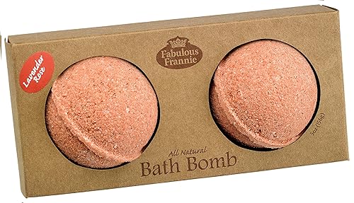 Fabulous Frannie Lavender Rose Natural, Handmade Bath Bomb Set, Pure Essential Oil, Coconut Oil, Witch Hazel, Ultra Plush Spa Fizzies to Moisturize… Beauty & Personal Care Fabulous Frannie