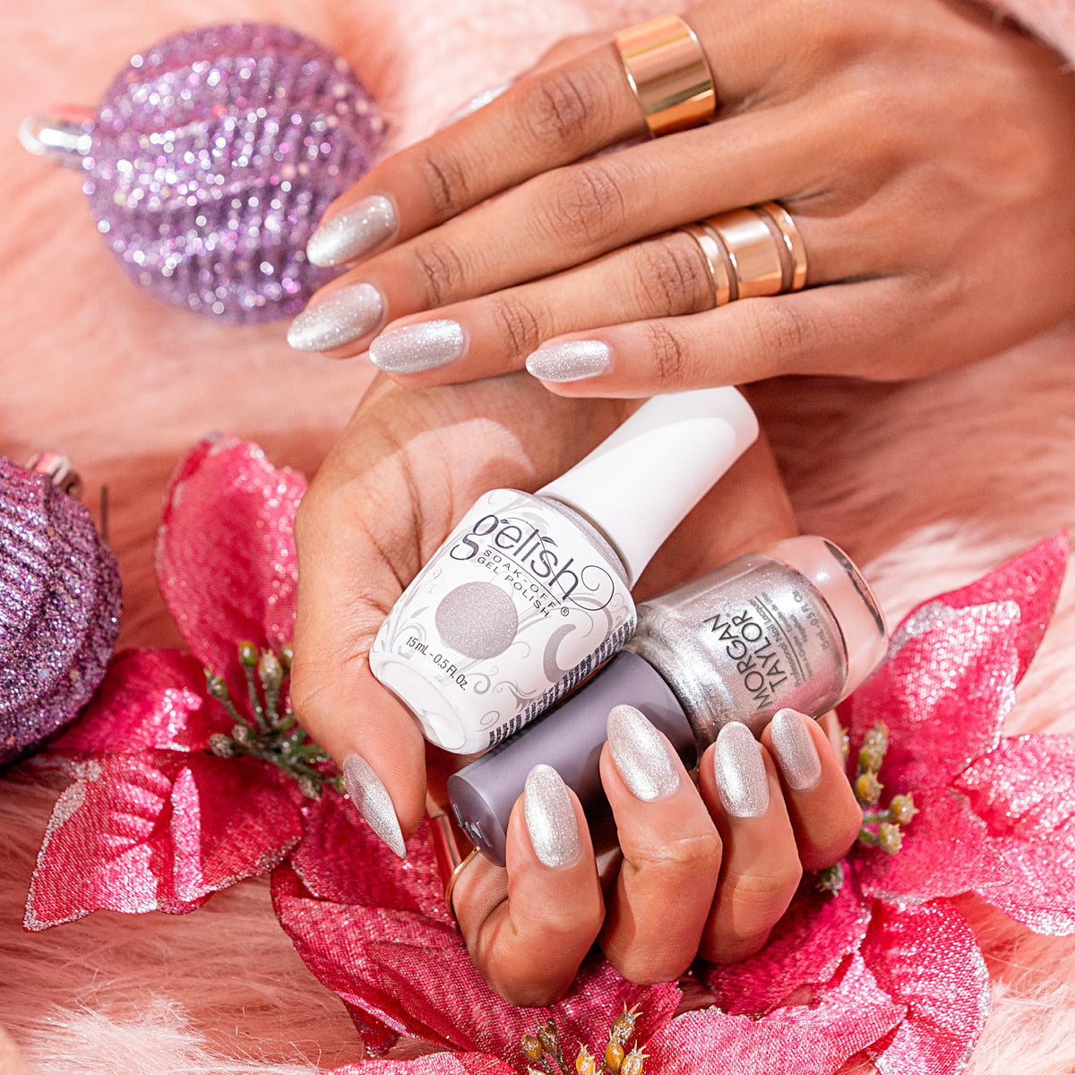 Gelish & Morgan Taylor A Fuzzy Feeling Collection Duo - You Sweater Believe It, 15mL