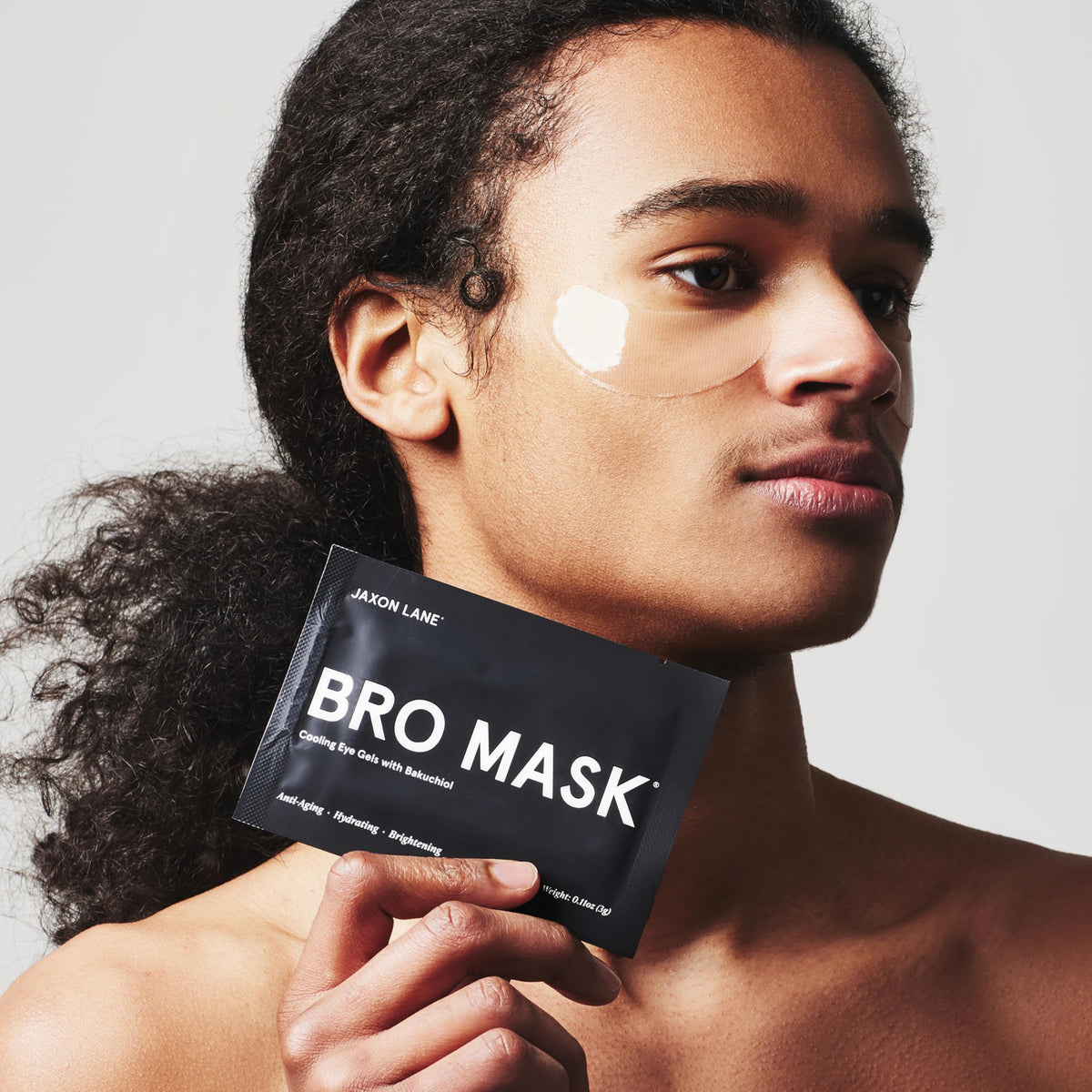 JAXON LANE BRO MASK Under Eye Patches for Men - Cooling Eye Patches for Dark Circles and Puffiness with Caffeine, Niacinamide, Hyaluronic Acid (2 x 6 Beauty & Personal Care JAXON LANE