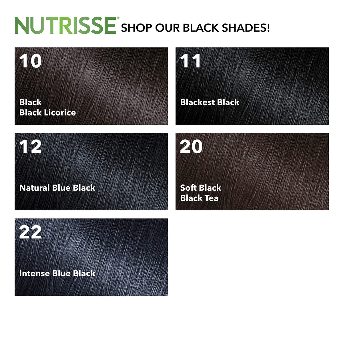 Garnier Nutrisse Haircolor, Soft Black 1 ea (Pack of 3) Beauty & Personal Care Garnier