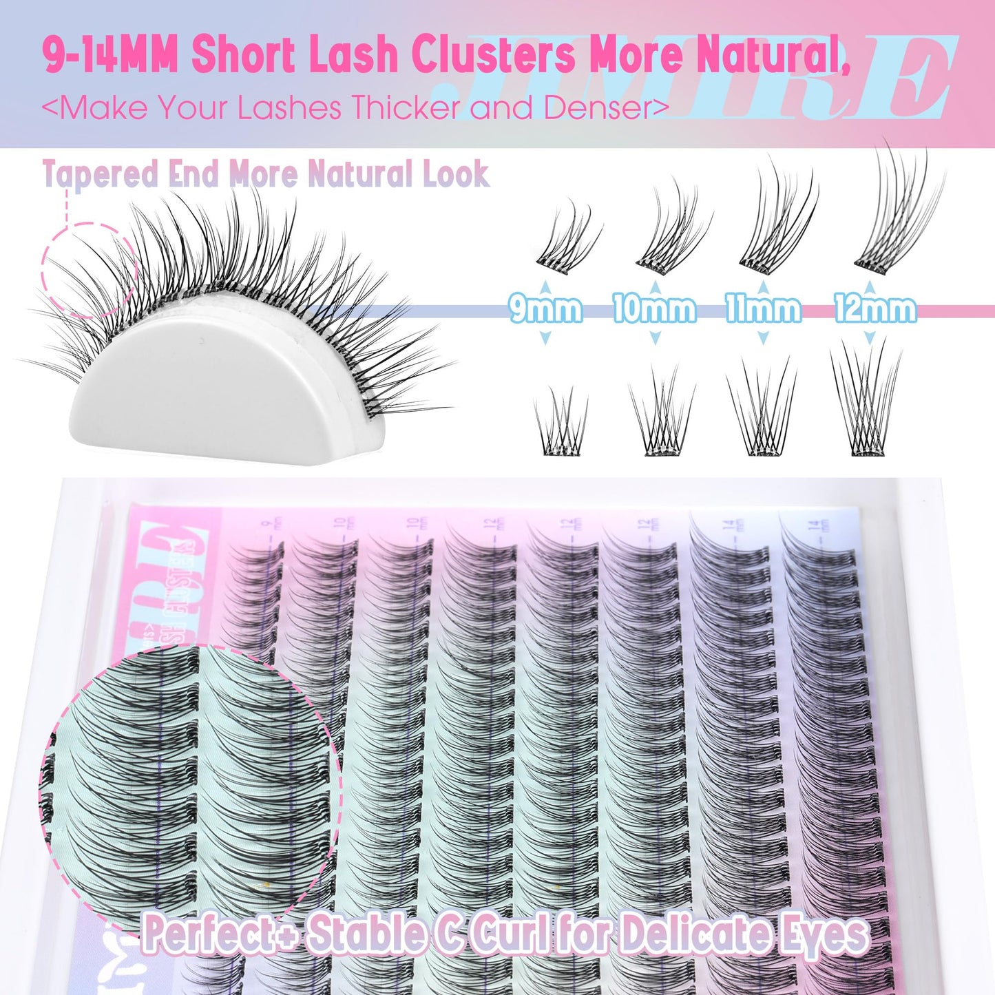 JIMIRE HELLO BEAUTY Multipack High Drama 615 Eyelashes Manga Anime Lashes 5 Pairs Pack Beauty & Personal Care JIMIRE