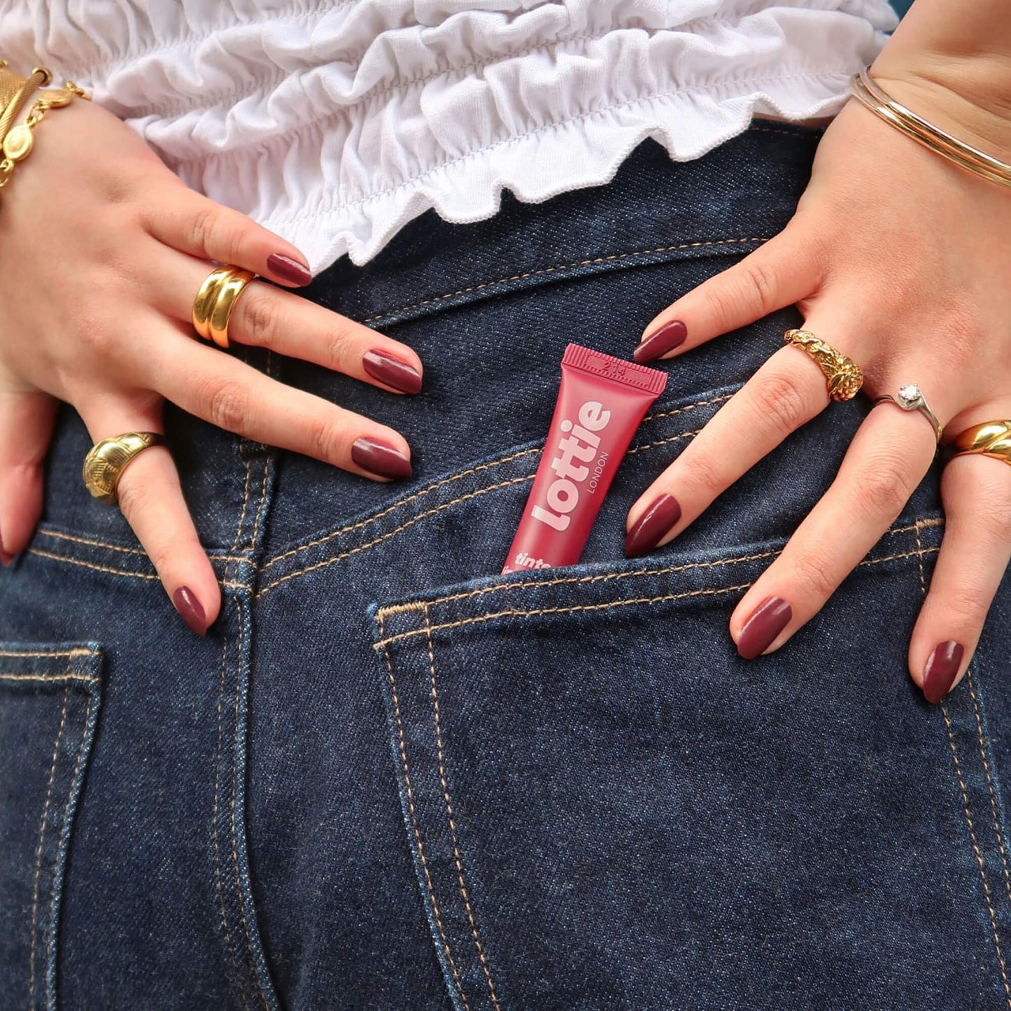 Raspberry Jam Lip Peptide Balm Beauty and Personal Care Lottie London