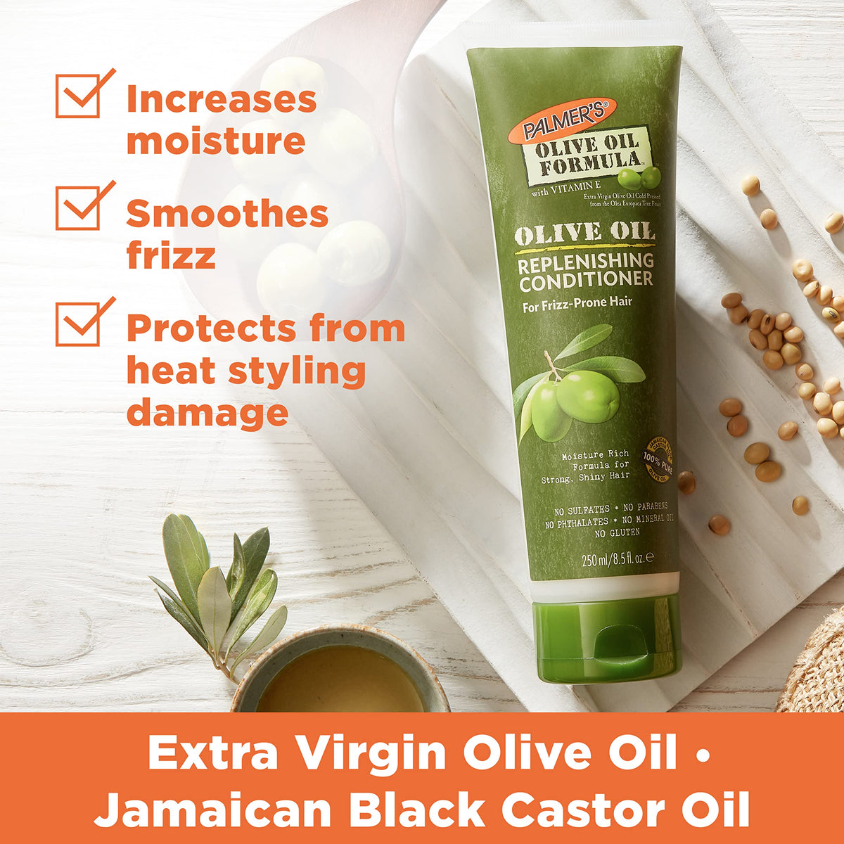 Palmer's, Oil Formula Replenishing Conditioner for Frizz Prone Hair Olive, 8.5 Fl Oz Beauty & Personal Care Palmer's